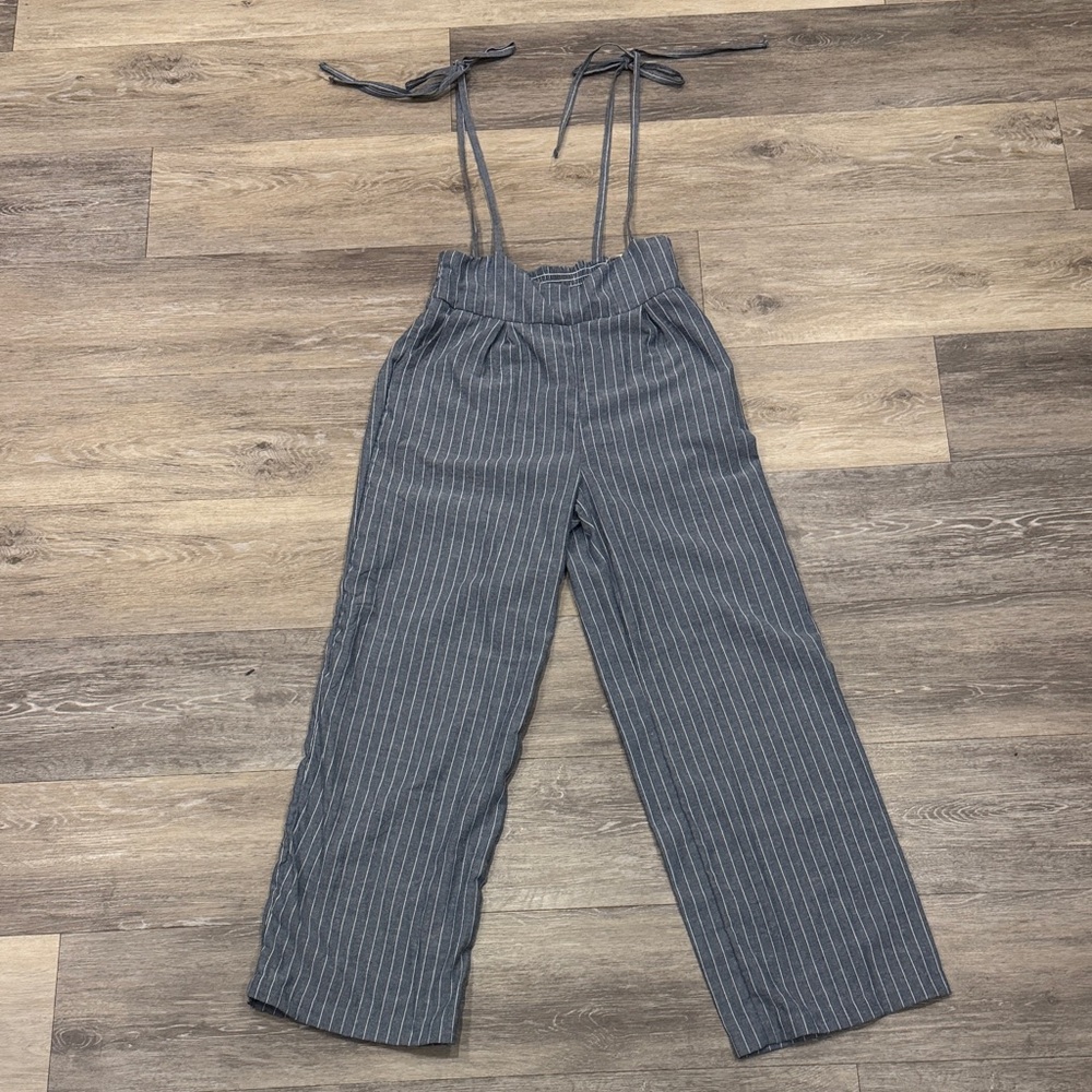 Striped blue Women's Jumpsuit